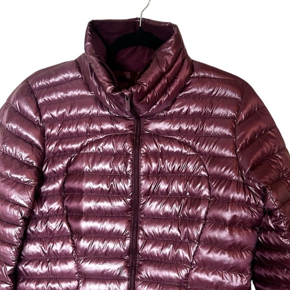 Lululemon Pack It Down Jacket *Shine Bordeaux Drama- Size 8 - Picture 7 of 12